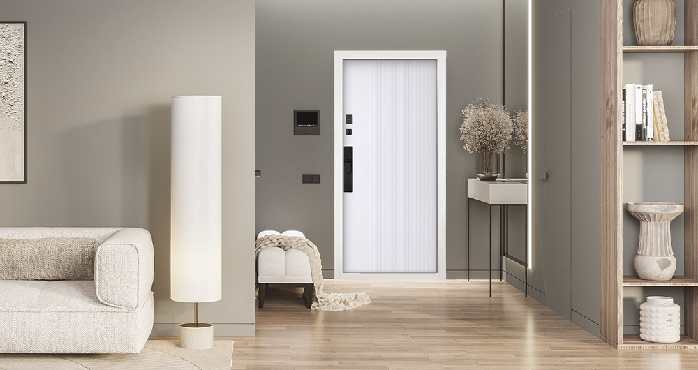 Стальная дверь «Конструктор» (биометрический замок Smart lock Y23)