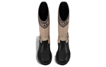DIOR D Major Knee high Boots Women"s Taupe