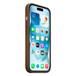 Тканевый чехол с поддержкой MagSafe Apple FineWoven Case для iPhone 15, Taupe (Светло-бежевый)