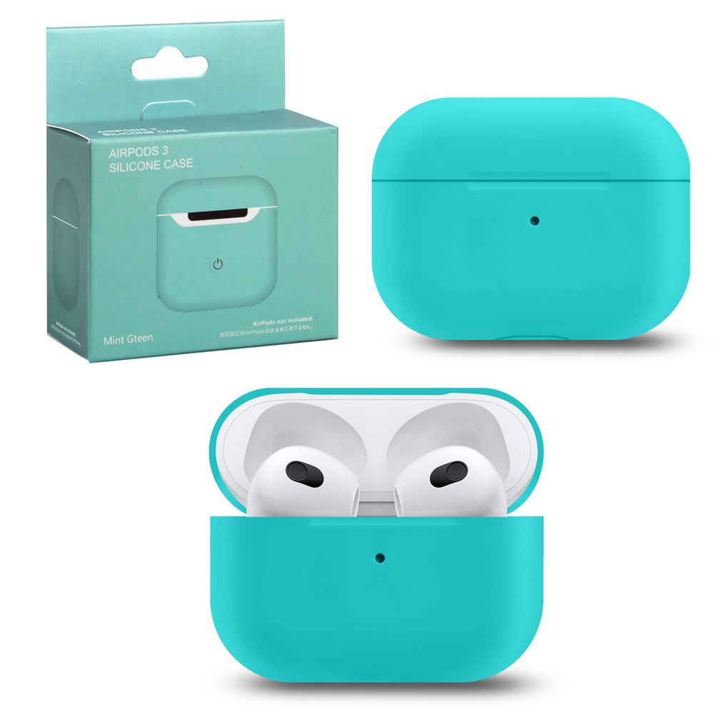 Чехол для AirPods 3 Slim Mint green