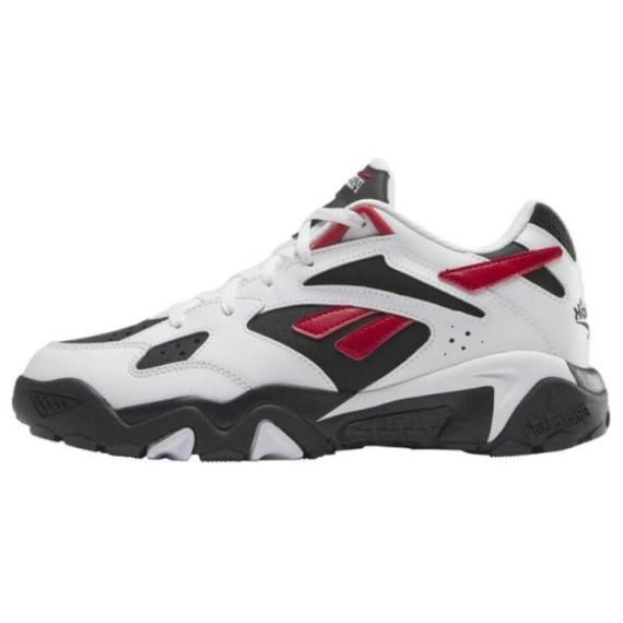 Reebok Винтажные баскетбольные кроссовки с низким верхом Белый Черный Унисекс