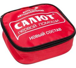 Аптечка для оказания первой помощи с применением медицинских изделий пострадавшим в дорожно-транспортных происшествиях (автомобильная) "САЛЮТ" мягкий футляр (приказ 260н) 
, арт. 3740