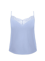 Легкий пижамный комплект Zora с кружевом (Размер: S) (Цвет: голубой)