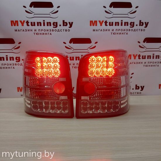 Задние фонари VW Passat B5 black led