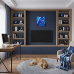 Часы настенные подарочные 30 см со стразами