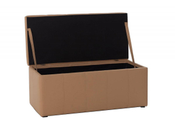 Банкетка Лонг Бежевый экокожа