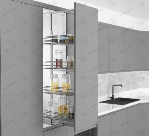 S-1820-C Шкаф-колонна в базу 350 мм, Starax, 6-ти ярусная, (280х510х1700-1850 мм)