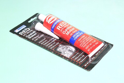 Герметик-прокладка 85г силиконовый, красный