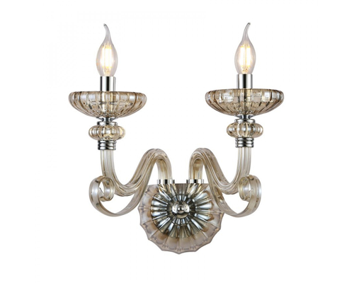 Настенный светильник Newport ANNETTE 8622/A chrome cognac, М0071596