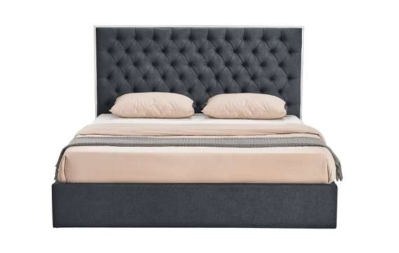 Кровать Dalsa 180х200 см, темно-серая