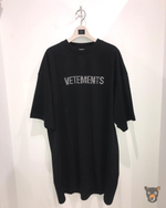 Футболка Vetements "Swarovski" черная