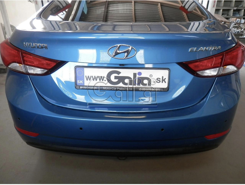 Фаркоп оцинкованный Galia H099C для Hyundai Elantra 2011-2016(паспорт и сертификат в комплекте)(без электрики)