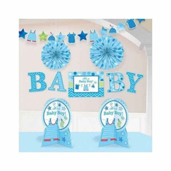 Декор-компл Baby Shower Мальчик 10шт/А