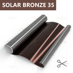 Пленка зеркальная SOLAR BRONZE 35 LUXFIL, на отрез (ширина рулона 1,524 м.)