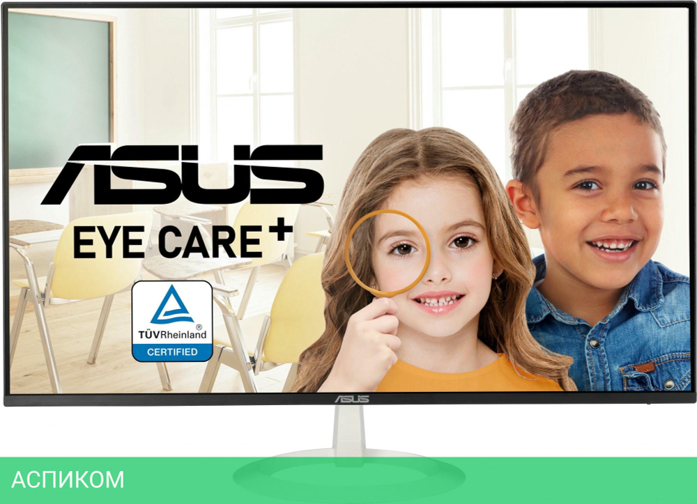 Монитор Asus VZ27EHF-W белый (90LM07B0-B02470)