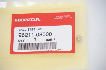 96211-08000. BALL, STEEL, #8 (1/4)