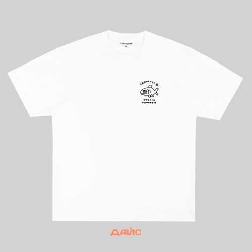 Футболка мужская Carhartt WIP Icons артикул:I033271_white - купить в магазине Дайс
