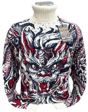 Pulltonic из шерсти и кашемира "Мой Дракон" Размеры (50-54)