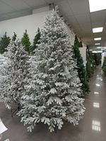 Заснеженная елка «Александрийская» (Литая хвоя) 240 см / 2,4 м