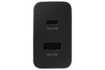 СЗУ Samsung EP-TA220 двухпортовое без кабеля PD 35Вт, черный (EP-TA220NBEGRU)