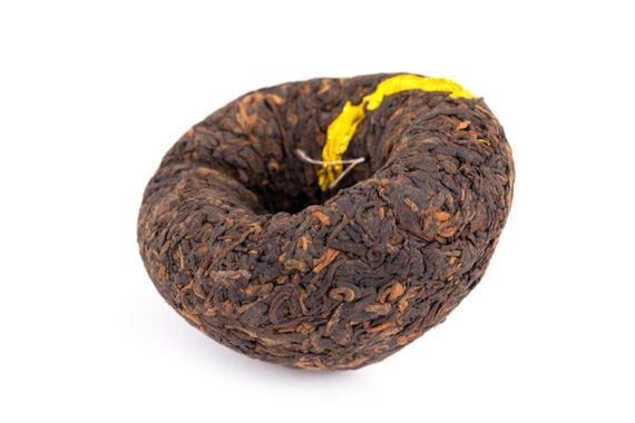 Shu puer 2018 &quot;Golden Thread&quot; brand &quot;Pine and Crane&quot; factory &quot;Xiaguan&quot; nest 100 g