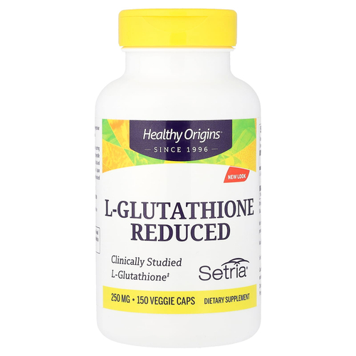 Healthy Origins, L-глутатион, восстановленный, 250 мг, 150 растительных капсул