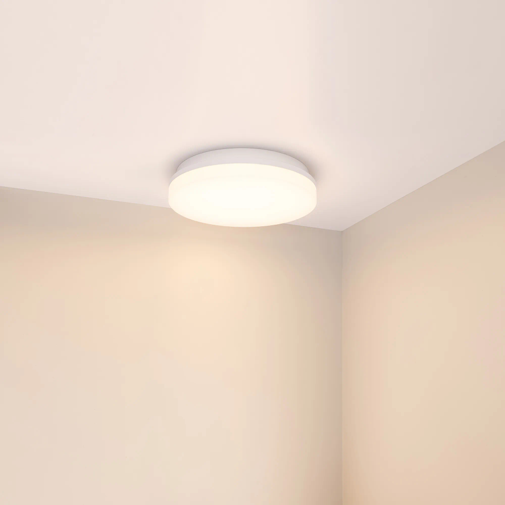 Светильник CL-BOUWER-MOTION-R250-13W Day4000-MIX (WH, 110 deg, 230V) (Arlight, IP54 Пластик, 5 лет) 054759