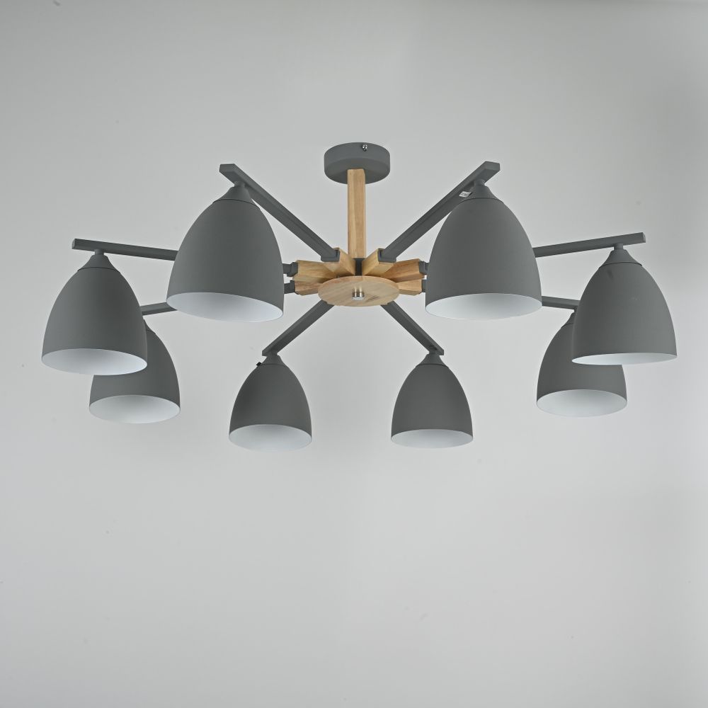 Потолочная Люстра Noa 8 Gray By Imperiumloft