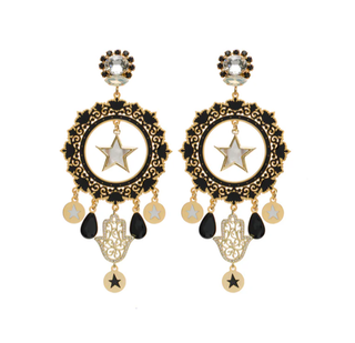 Серьги Цыганский черный