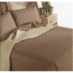 Покрывало 220x270 Caleffi Mix Double коричневое Италия