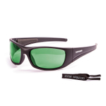 Спортивные очки OCEAN Bermuda Matt Black / Revo Green Polarized lenses