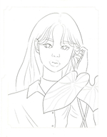 Girl's time. Coloring Book