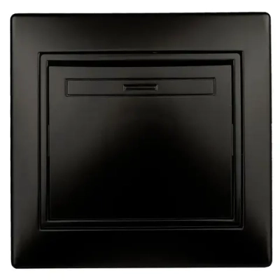 Выключатель Intro Plano 1-101-05 одноклавишный10А-250В IP20 СУ антрацит