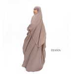 SET: ABAYA WITH KHIMAR FROM MEDINA SILK (One size)