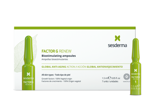 Sesderma FACTOR G RENEW Biostimulating ampoules | Средство в ампулах биостимулирующее, 7 шт. по 1,5 мл