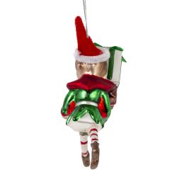 GAEM Украшение новогоднее "Мальчик-эльф", L9 W5 H13 см
