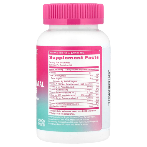 Pink Stork, Total послеродовые жевательные мармеладки, фруктовое ассорти, 60 жевательных таблеток