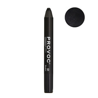 Водостойкие матовые тени-карандаш #01 цвет Черный Provoc Eye Shadow Pencil Black