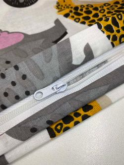 Постельное белье поплин Сказка "Лимпопо/Лимпопо (компаньон)" Наволочка 50х70 см 1 шт Простынь 150x215 см