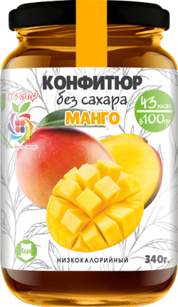 Манго конфитюр банка 340 гр
