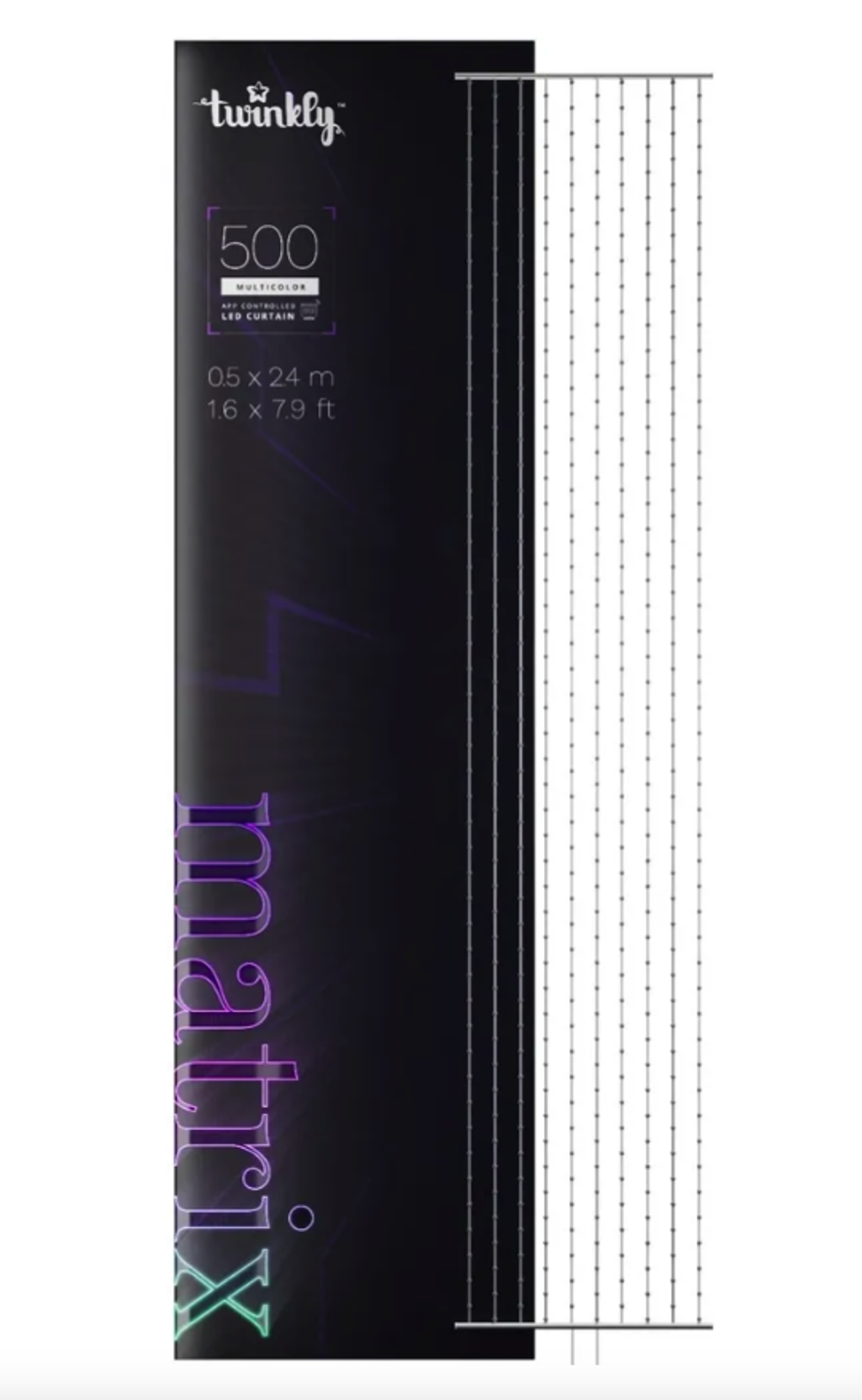 Световая панель Twinkly Matrix 0.5 x 2.4 м, 500 RGB