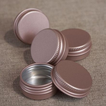 Баночка для твердых духов, 10 мл розовая