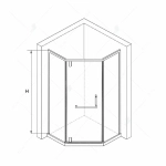 Душевая система RGW Shower Panels SP-6143-01 50140801-01 хром
