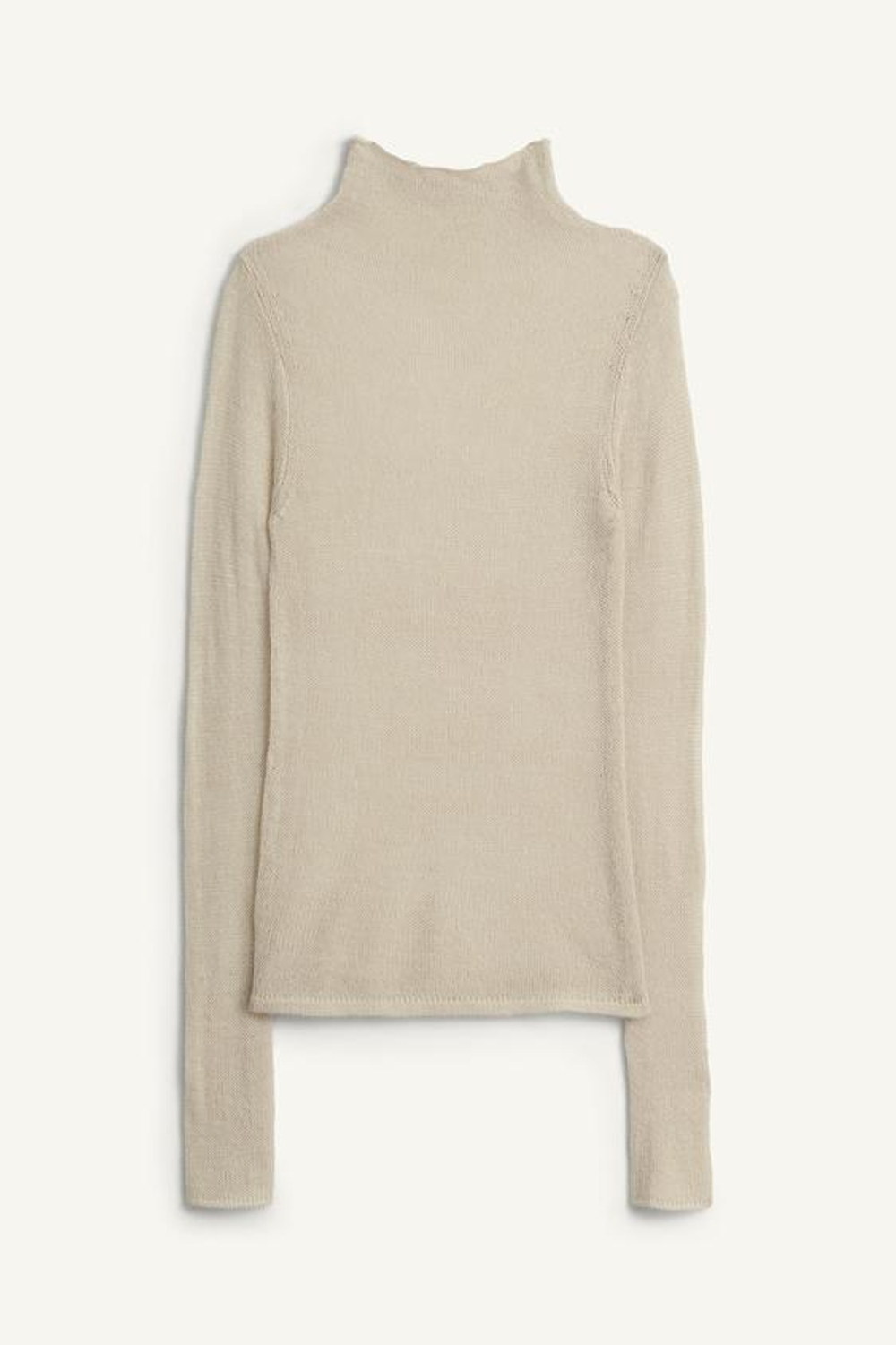 ZARA СВИТЕР ТОНКОЙ ВЯЗКИ, ЭКРЮ