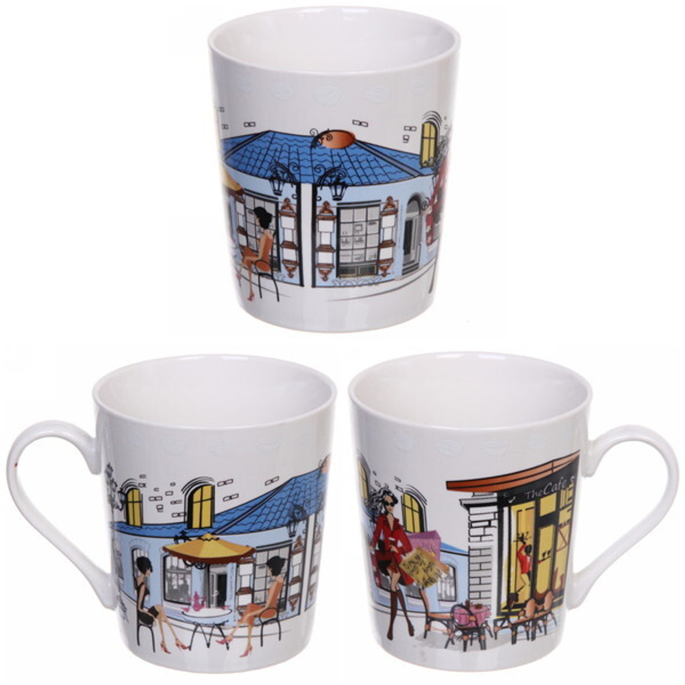 Кружка керамическая 420мл «Ночные города»