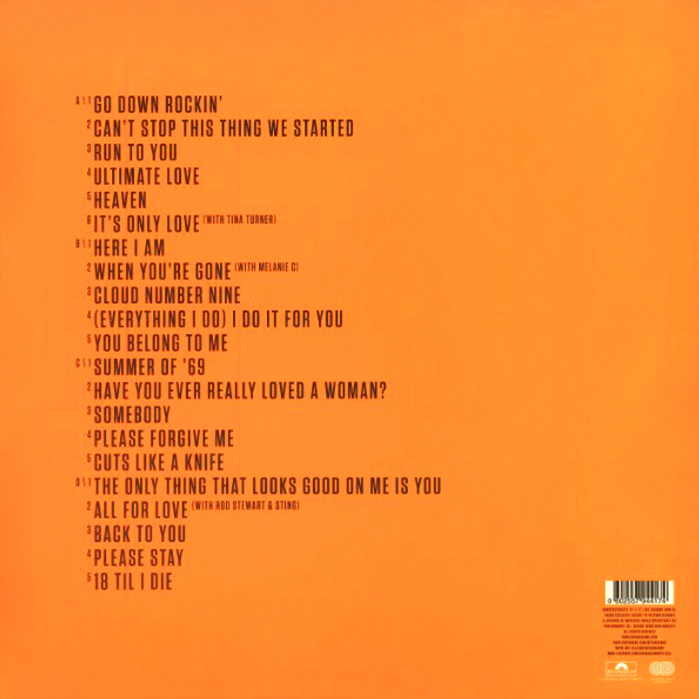 Bryan Adams / Ultimate (2LP)