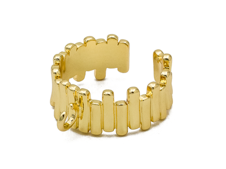 Кольцо-основа "Рельеф" с петелькой