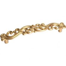 Ручка-скоба 128мм, отделка золото матовое "Милан"