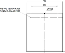 Зеркало Aquanet Nova Lite 75 белый LED