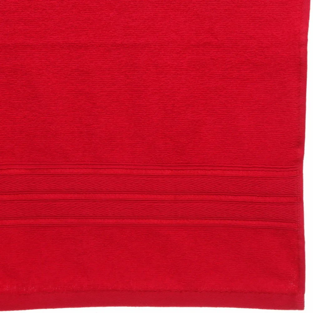 Полотенце махровое 70*120см «Comfort» цвет красный 02040 плотность 300гр/м2